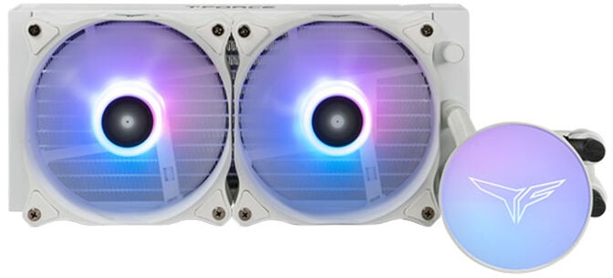 Water Cooler CPU Team Group T-Force Siren GD240E ARGB Branco image number 0