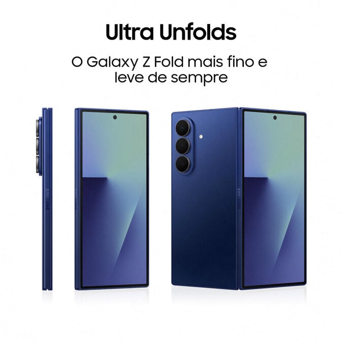 Smartphone Samsung Galaxy Z Fold 7 5G 8.0" (12 / 512GB) 120Hz Azul Escuro image number 2