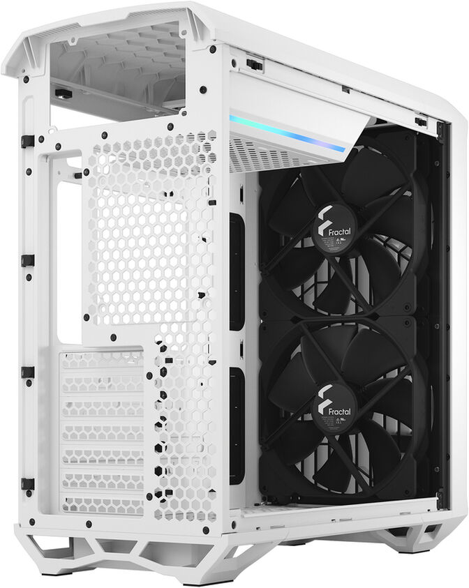 Caixa E-ATX Fractal Design Torrent Compact White TG Clear Tint image number 12