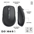 Rato Logitech MX Anywhere 3S for Business 8000DPI Wireless/Bluetooth Grafite image number null