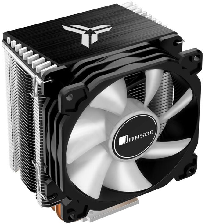 Cooler CPU Jonsbo CR-1400 ARGB Preto - 92mm image number 1