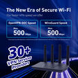 Router GL.iNet GL-AX1800 Flint Wireless Wi-Fi 6 Secure Router image number null