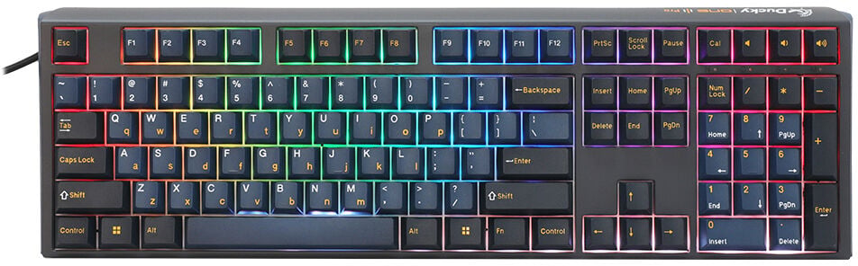 Teclado Mec&acirc;nico Ducky ONE 3 Pro Nazca Line 100% RGB 8K Polling Rate MX2A-Red (PT)