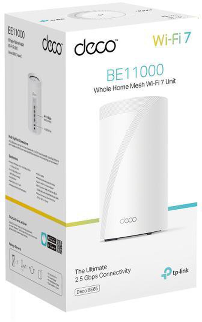 Sistema Mesh TP-Link Deco BE65 BE9300 Whole-Home Mesh Wi-Fi 7 Tri-Band image number 3