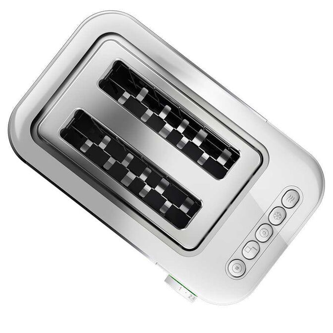Torradeira Braun HT 5015 WH Branco/Inox image number 2