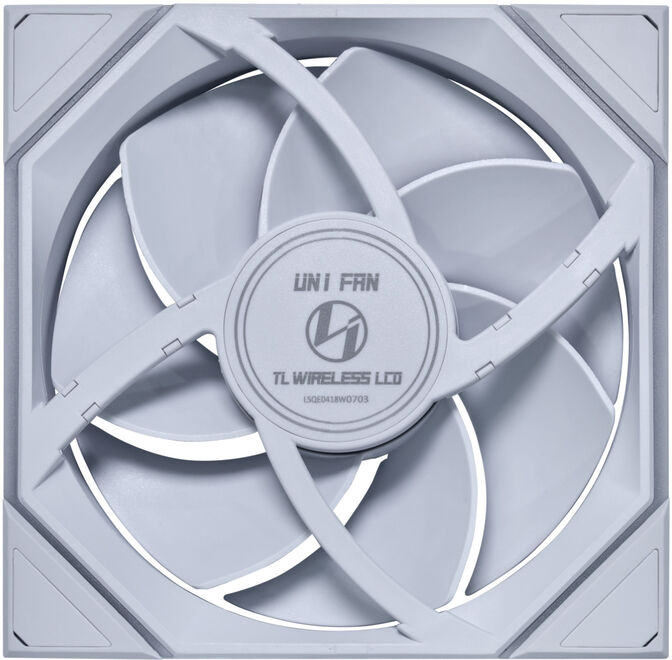 Ventoinha Lian Li UNI FAN TL140 LCD Wireless RGB PWM Branco 140mm image number 3