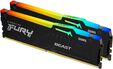 Kingston Kit 32GB (2 x 16GB) DDR5 6000MHz FURY Beast RGB EXPO Preto CL30 image number null