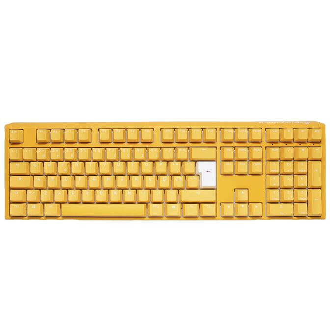 Conjunto de 109 Teclas + 10 Extra Ducky PBT Doubleshot Yellow Ducky (PT) image number 0
