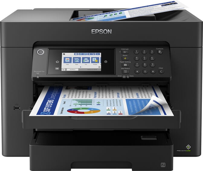 Impressora Impressora Multifun&ccedil;&otilde;es a Laser a Jato de Tinta Epson WorkForce Pro WF-7840 A3 Wi-Fi image number 1