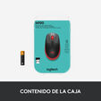 Rato Logitech M190 1000DPI Wireless Vermelho image number null