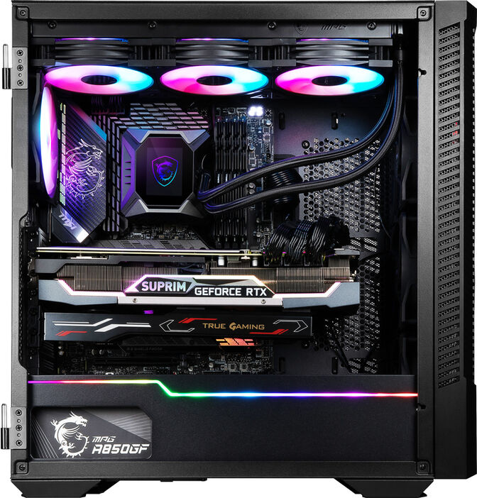 Caixa E-ATX MSI MPG VELOX 100P AIRFLOW ARGB Vidro Temperado Preta image number 5