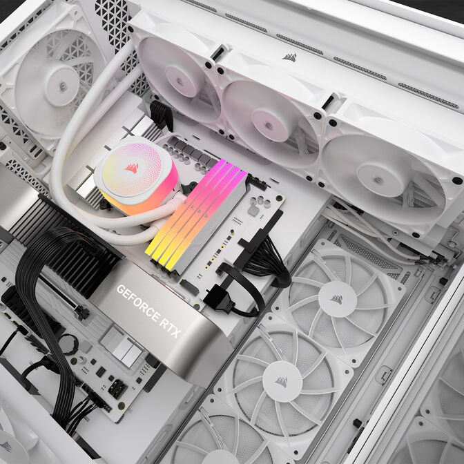 Ventoinha Corsair RS120 2100RPM PWM Branca 120mm image number 9