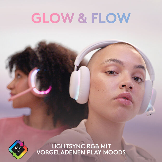 Headset Logitech G735 RGB Lightspeed Wireless Branco image number 13