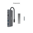 Caixa SSD com HUB Tooq TQE-2241G M.2 NGFF/NVMe USB3.2 Gen 2 image number null