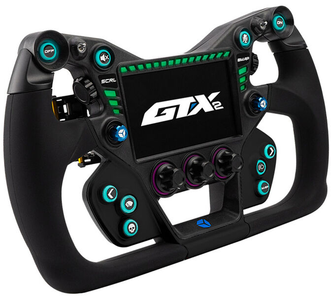 Volante Cube Controls GTX2 Grip (30cm) - Preto / Preto image number 1