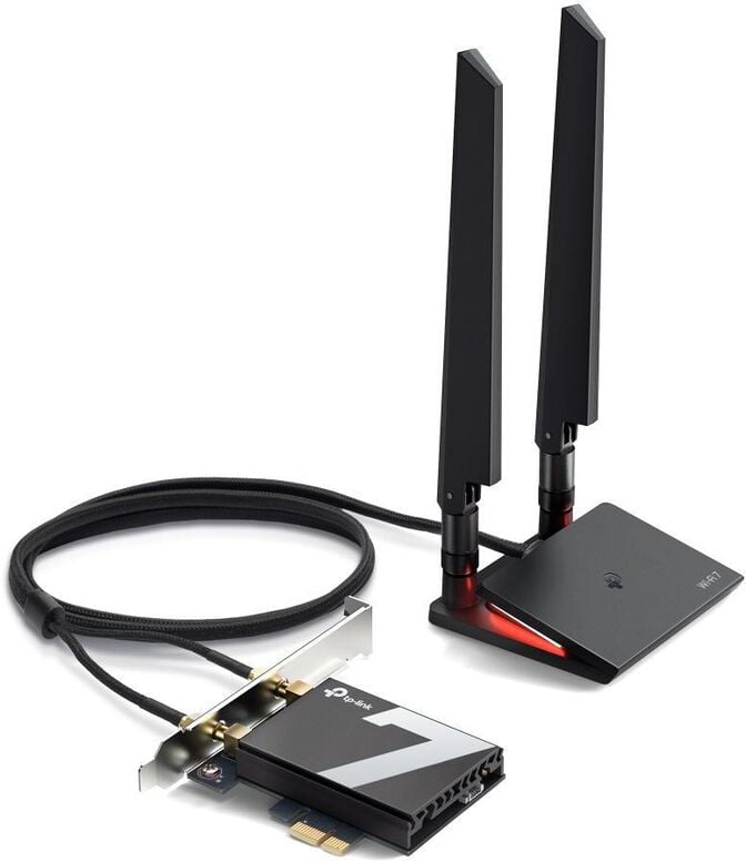Placa de Rede PCIe TP-Link Archer TBE550E Wi-Fi 7 BE9300 Tri-Band Bluetooth image number 2