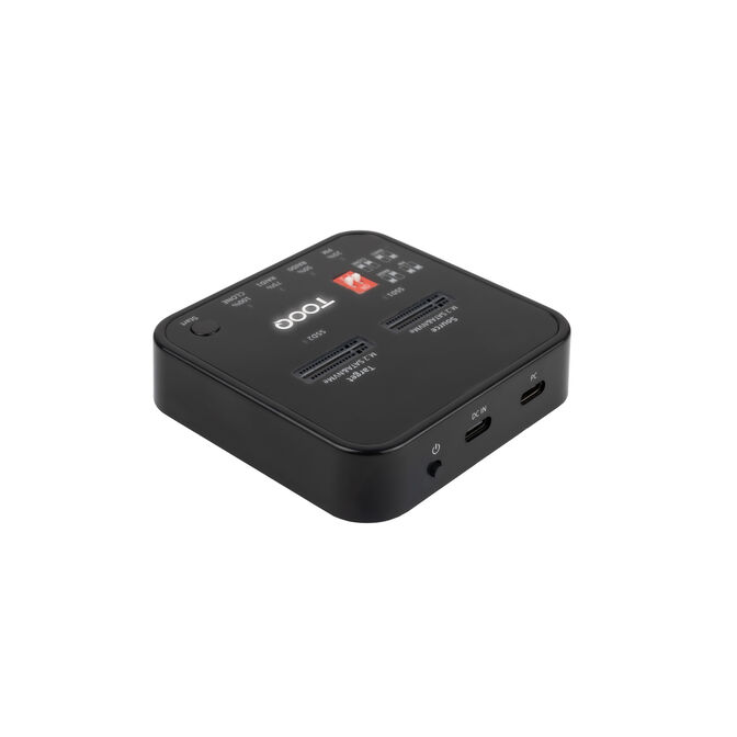 Dock Tooq para 2xSSD M.2 NVMe PICe USB-C3.2 Gen2 Clone Preto image number 5