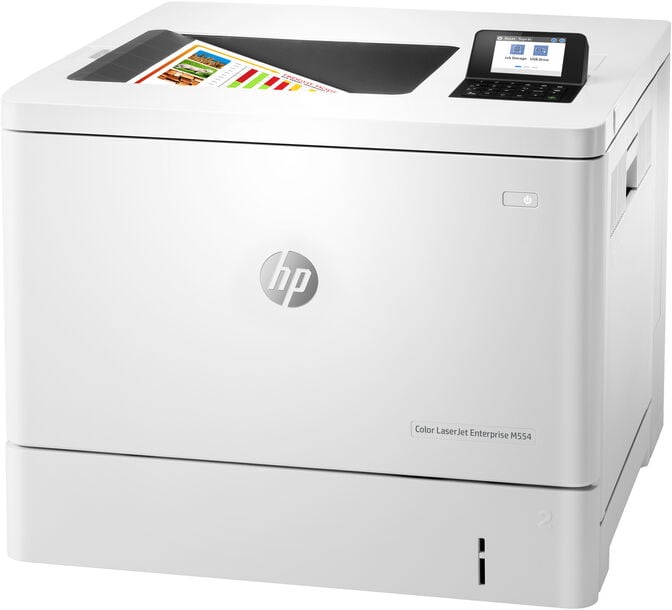 Impressora Laser HP Color LaserJet Enterprise M554dn Cores image number 1