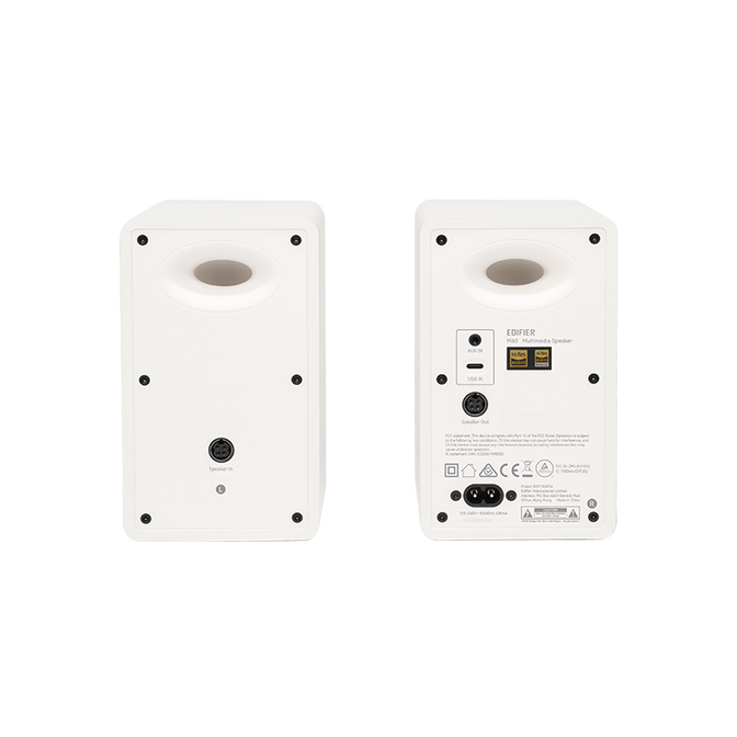 Colunas Edifier Desktop M60 66W Bluetooth USB-C Brancas image number 3