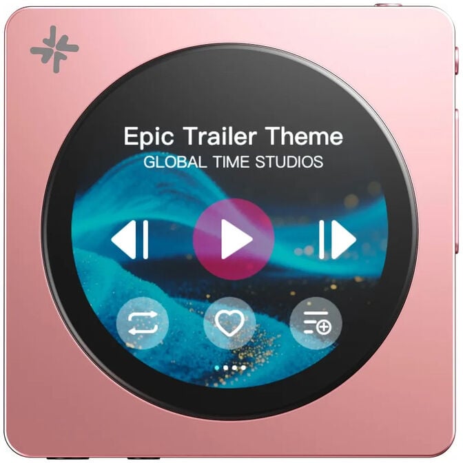 Leitor &aacute;udio Retro Hi-Res FiiO Snowsky DISC Rosa image number 1
