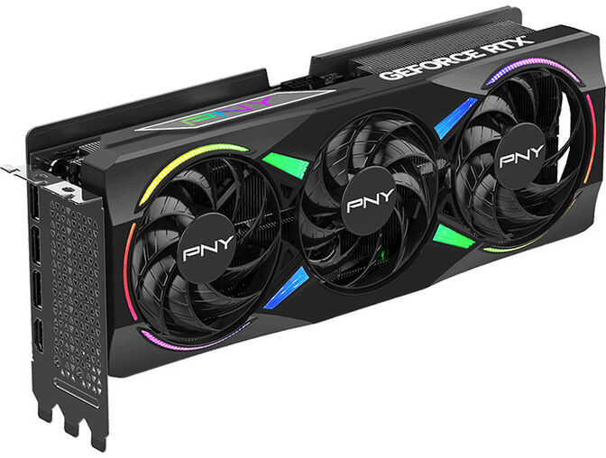 Gr&aacute;fica PNY GeForce&reg; RTX 5070 Ti Gaming RGB Triple Fan OC 16GB GDDR7 DLSS4 image number 3