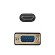 Cabo Conversor Nanocable VGA/M a HDMI/M, Preto, 1,8M image number null