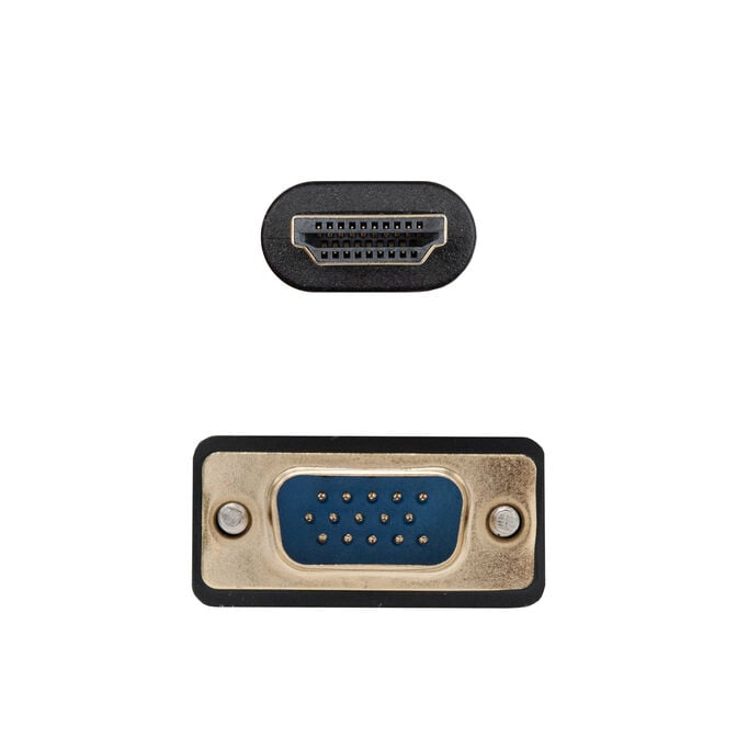 Cabo Conversor Nanocable VGA/M a HDMI/M, Preto, 1,8M image number 2