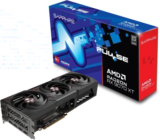 Gr&aacute;fica Sapphire Radeon RX 9070 XT Pulse 16GB GDDR6 Bonus