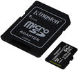 Cart&atilde;o Kingston Canvas Select Plus MicroSDHC UHS-I A1 64GB image number null