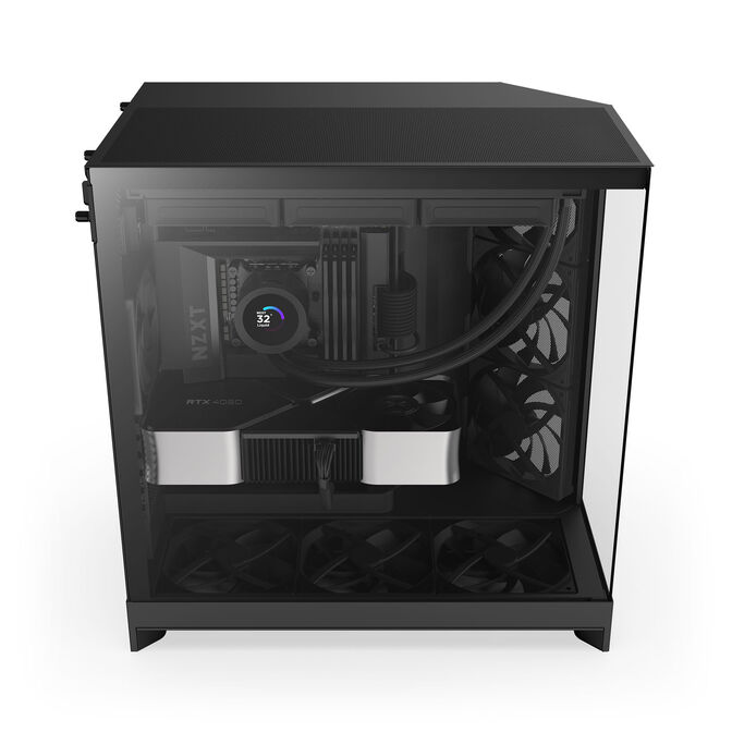 Caixa E-ATX NZXT H9 Flow Preta (2025) Vidro Temperado image number 3