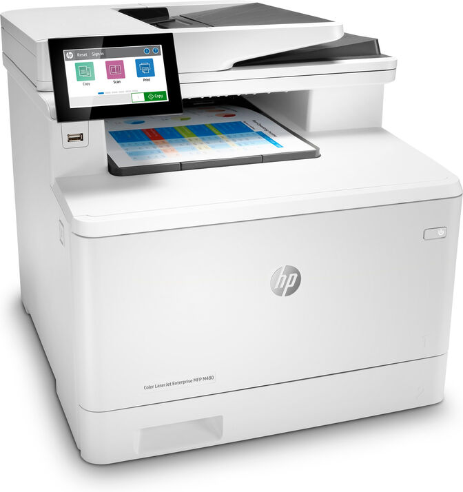 Impressora Multifun&ccedil;&otilde;es a Laser HP Color LaserJet Enterprise MFP M480f image number 2