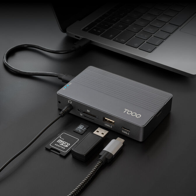 Caixa SSD com HUB Tooq TQE-2242G M.2 NGFF/NVMe USB3.2 Gen 2 image number 5