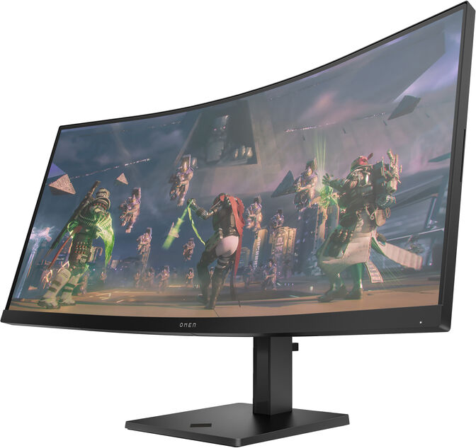 Monitor Curvo OMEN 34c by HP 34" VA WQHD 165Hz 1ms FreeSync Premium image number 1