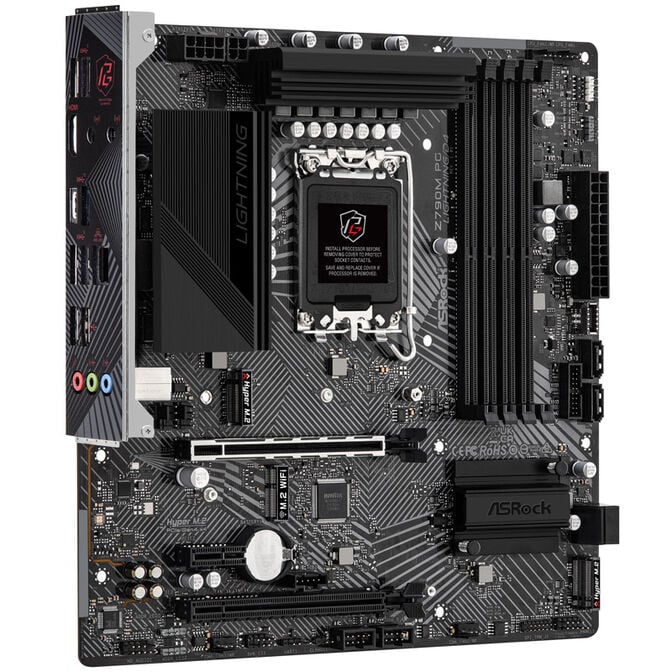 ** B Grade ** Motherboard ASRock Z790M PG Lightning/D4 image number 1