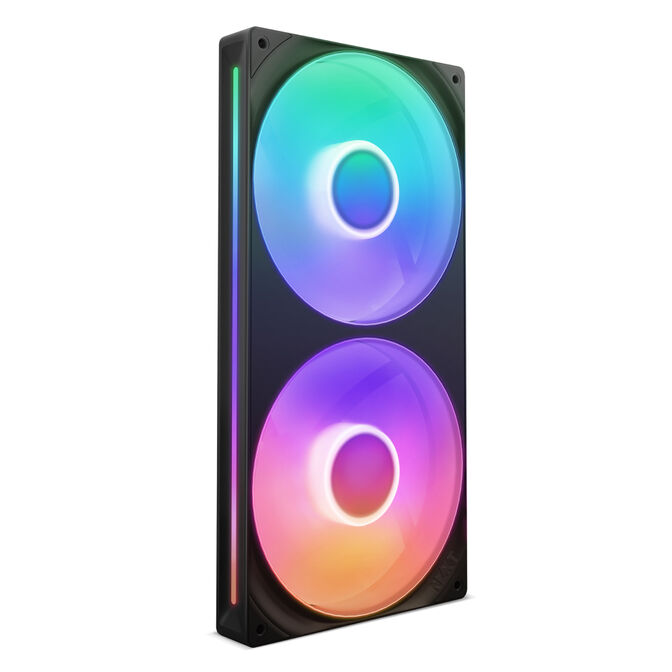 Ventoinha NZXT F280 RGB Core Single-Frame Pretas - Dupla Vento&iacute;nha 140mm (280mm) image number 5