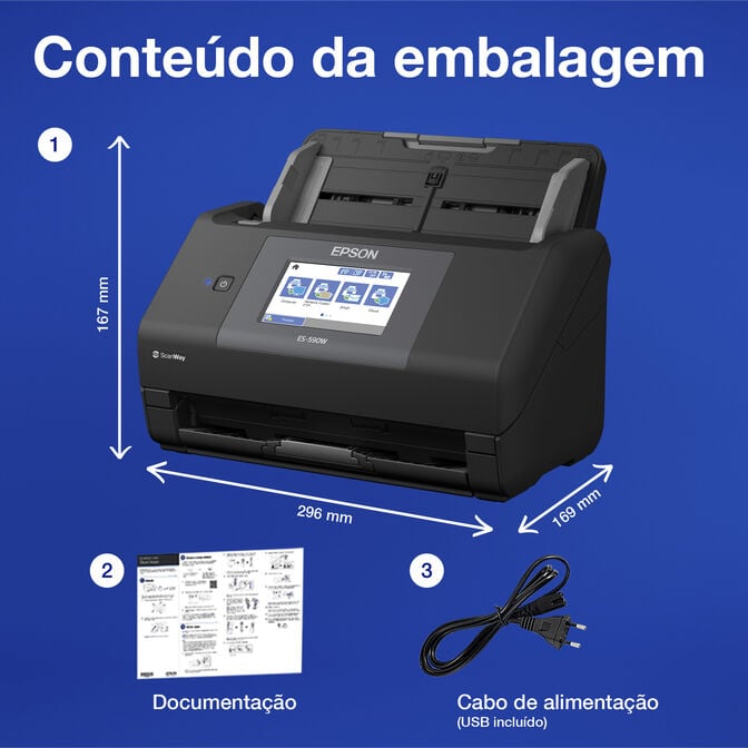 Scanner de Documentos Epson WorkForce ES-590W image number 13