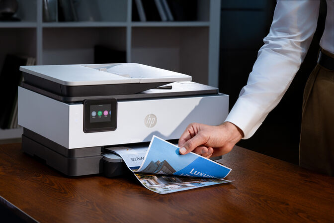 Impressora Multifun&ccedil;&otilde;es a Jato de Tinta HP OfficeJet Pro 8122 All-in-One image number 4