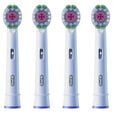 Recargas para Escova de Dentes El&eacute;trica Oral-B Pro 3D White Pack 4 Unidades Branco image number null