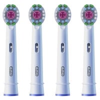 Recargas para Escova de Dentes El&eacute;trica Oral-B Pro 3D White Pack 4 Unidades Branco