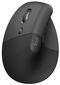 Rato Laser Logitech Lift Vertical Ergon&oacute;mico Wireless 4000DPI Graphite M&atilde;o Esquerda