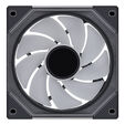 Ventoinha Lian Li UNI FAN SL120 Infinity RGB Reverse Blade PWM Preto 120mm image number null