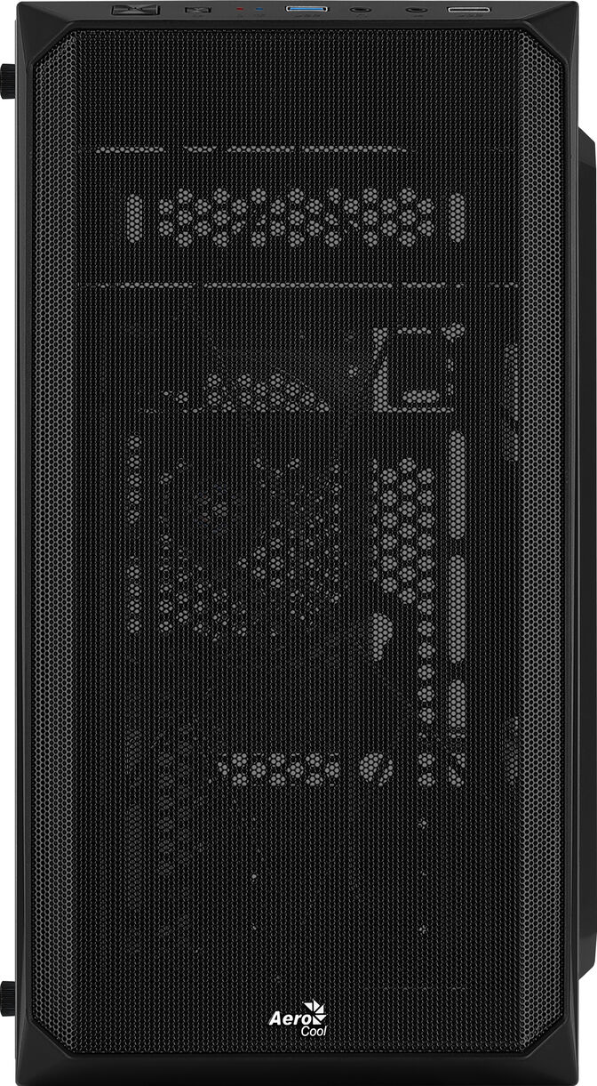 Caixa Micro-ATX Aerocool CS-107 Preto image number 5