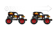 LEGO Technic: Monster Jam Grave Digger Fogo e Gelo, 263 Pe&ccedil;as (42219) image number null