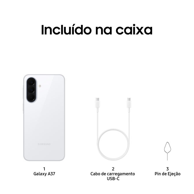 Smartphone Samsung Galaxy A37 5G 6.7" (6 / 128GB) 120Hz Branco image number 6