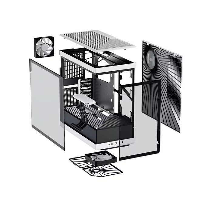 Caixa ATX Hyte Y40 Vidro Temperado Preto/Branco image number 7