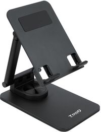 Suporte de Mesa Tooq Rotativo Ajust&aacute;vel p/ Tablet Max. 13" Preto