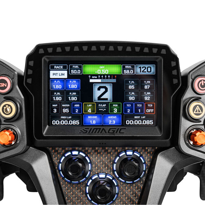 Volante Simagic Zeus GT com MagicDash 4 image number 4