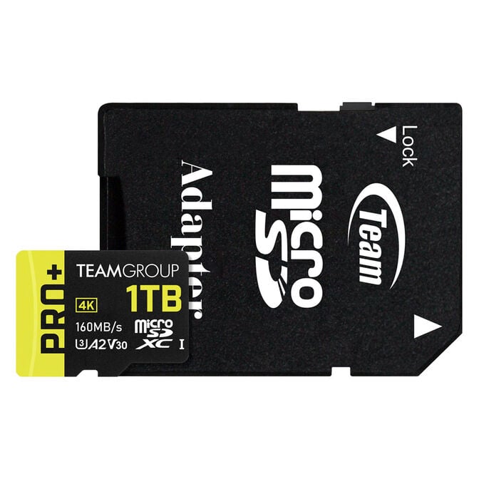 Cart&atilde;o Team Group PRO+ MicroSDXC A2 UHS-I U3 V30 1TB image number 0