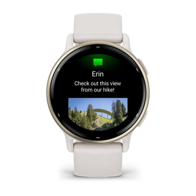 Smartwatch Garmin V&iacute;voactive 5 42mm Creme image number 1