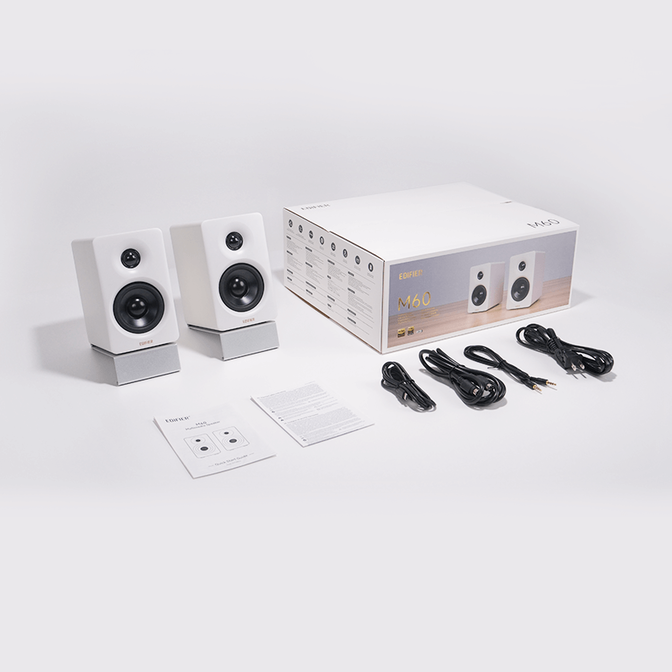 Colunas Edifier Desktop M60 66W Bluetooth USB-C Brancas image number 4